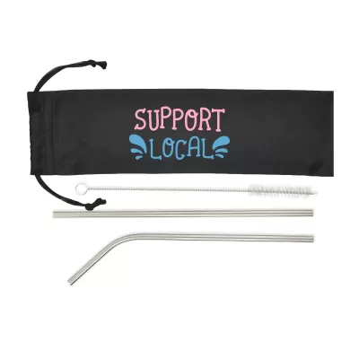 Fizz Straw Stainless Steel Set