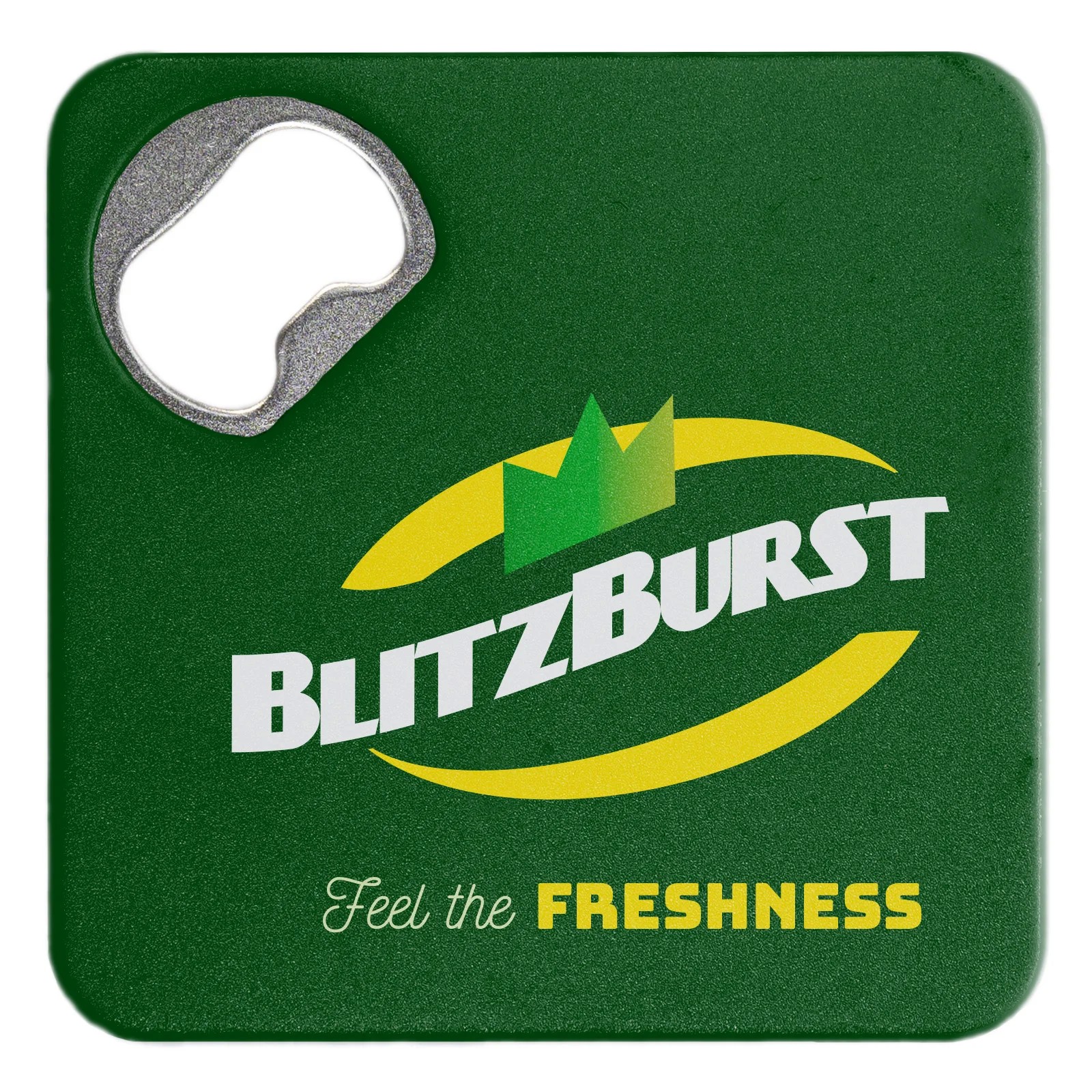 Quench Coaster Steel Bottle Opener