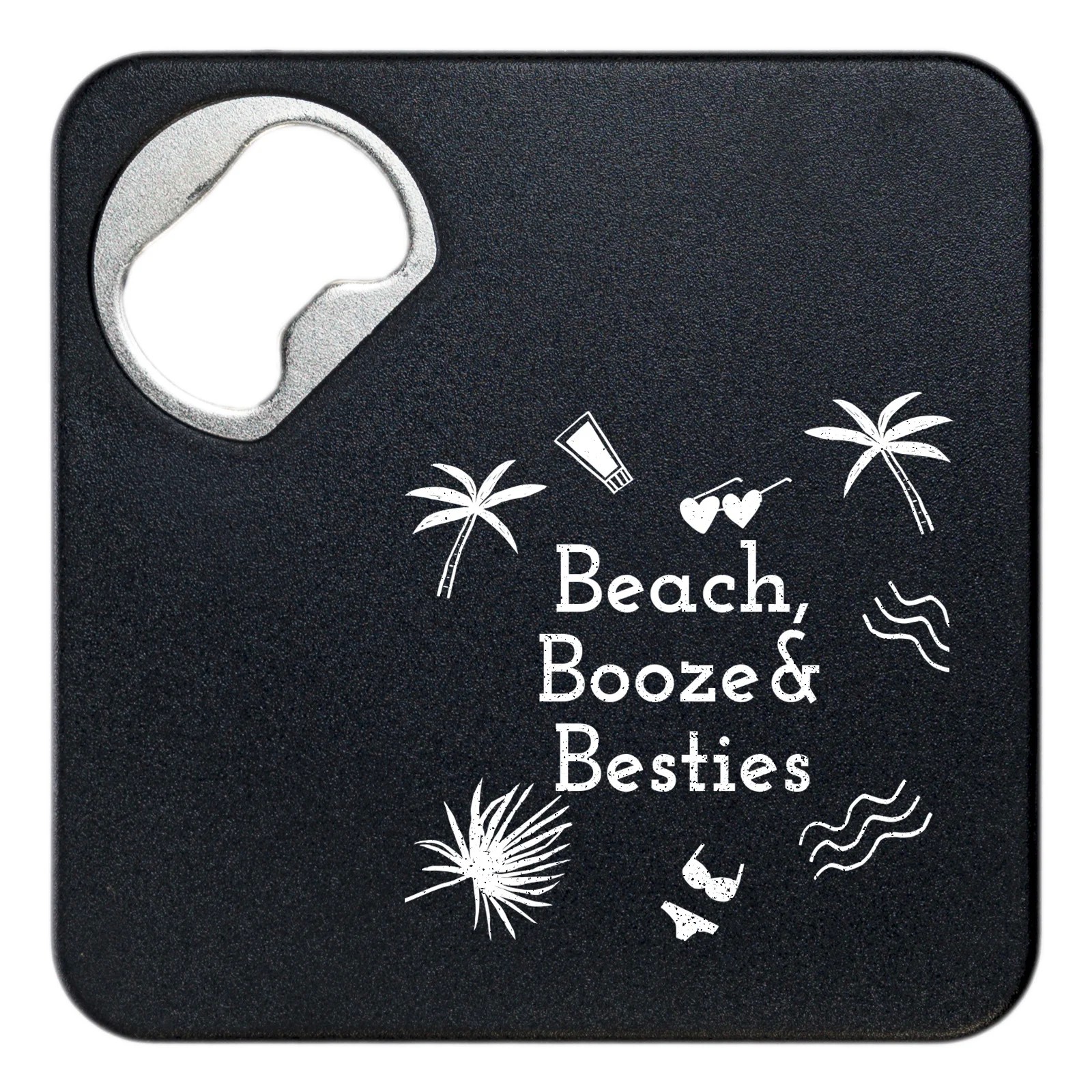 Quench Coaster Steel Bottle Opener