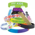 Wide 12mm Silicone Wristband
