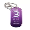 Dog Keychain Aluminium Tag