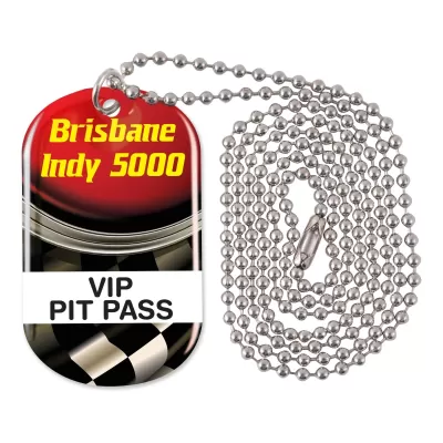 Dog Neck Chain Aluminium Tag
