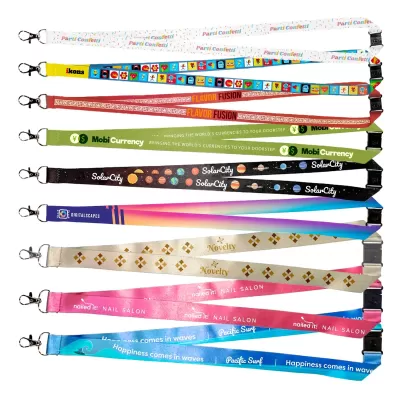 Azure Sublimated 450mm Lanyard
