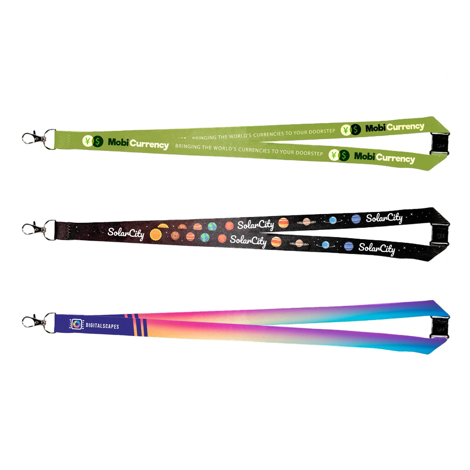 Azure Sublimated 450mm Lanyard