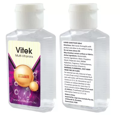 Splash Gel 60ml Plastic Hand Sanitiser
