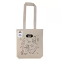 Get Crafty Folding Calico Bag with Crayons