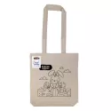 Get Crafty Folding Calico Bag with Crayons