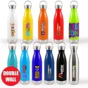 Soda 500ml Stainless Steel Vacuum Bottle with Hanger Lid