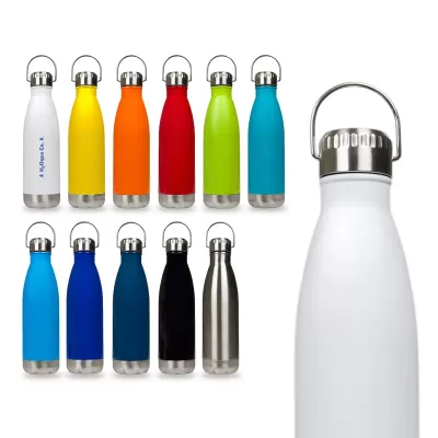 Soda 700ml Stainless Steel Drink Bottle with Hanger Lid