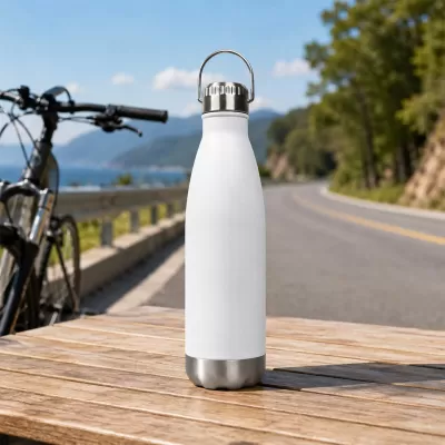 Soda 700ml Stainless Steel Drink Bottle with Hanger Lid