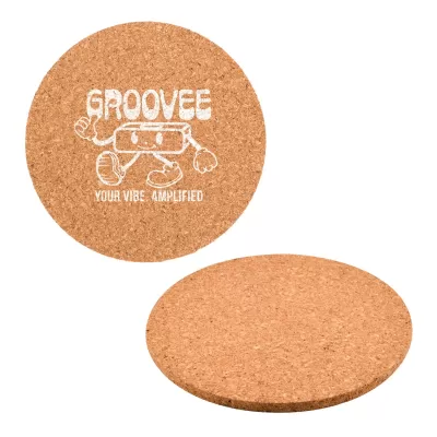 Villa Round Cork Coaster