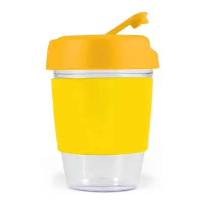 Kick 320ml Silicone Band Crystal Coffee Cup