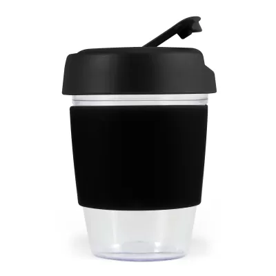 Kick 320ml Silicone Band Crystal Coffee Cup