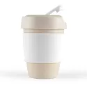 Kick Eco 320ml Silicone Band Wheat Straw Coffee Cup