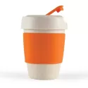 Kick Eco 320ml Silicone Band Wheat Straw Coffee Cup
