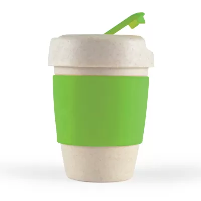 Kick Eco 320ml Silicone Band Wheat Straw Coffee Cup