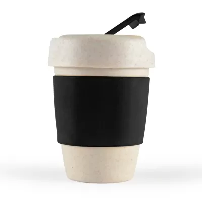 Kick Eco 320ml Silicone Band Wheat Straw Coffee Cup