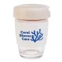 Vienna Eco 320ml Silicone Band Borosilicate Coffee Cup