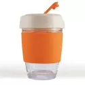Vienna Eco 320ml Silicone Band Borosilicate Coffee Cup