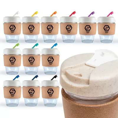 Vienna Eco 320ml Cork Band Borosilicate Coffee Cup