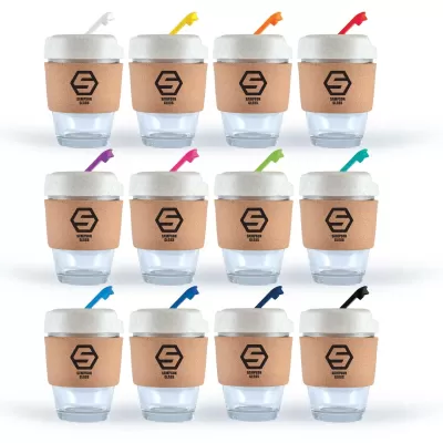 Vienna Eco 320ml Cork Band Borosilicate Coffee Cup