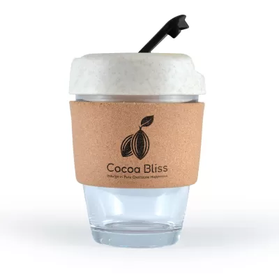 Vienna Eco 320ml Cork Band Borosilicate Coffee Cup