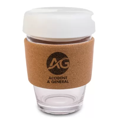 Vienna 320ml Cork Band Borosilicate Coffee Cup