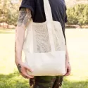 Scoot Mesh Calico Tote Bag