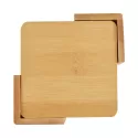 Tropic Coasters of 6 Piece Bamboo Set