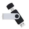 Swivel Dual 8GB USB Flash Drive
