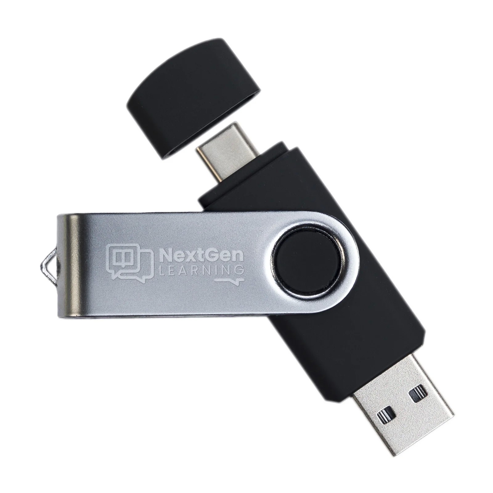 Swivel Dual 8GB USB Flash Drive