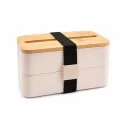 Stax Eco Bamboo Lid Lunch Box with Phone Holder Lid