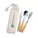 Savour 3 Piece Stainless Steel Cutlery Set in Pouch