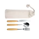 Savour 3 Piece Stainless Steel Cutlery Set in Pouch