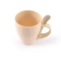 Avenue Wheat Fibre and Spoon 330ml Polypropylene Coffee Cup
