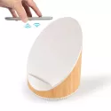 Fresco 15W Bamboo Speaker and Wireless Charging Speaker