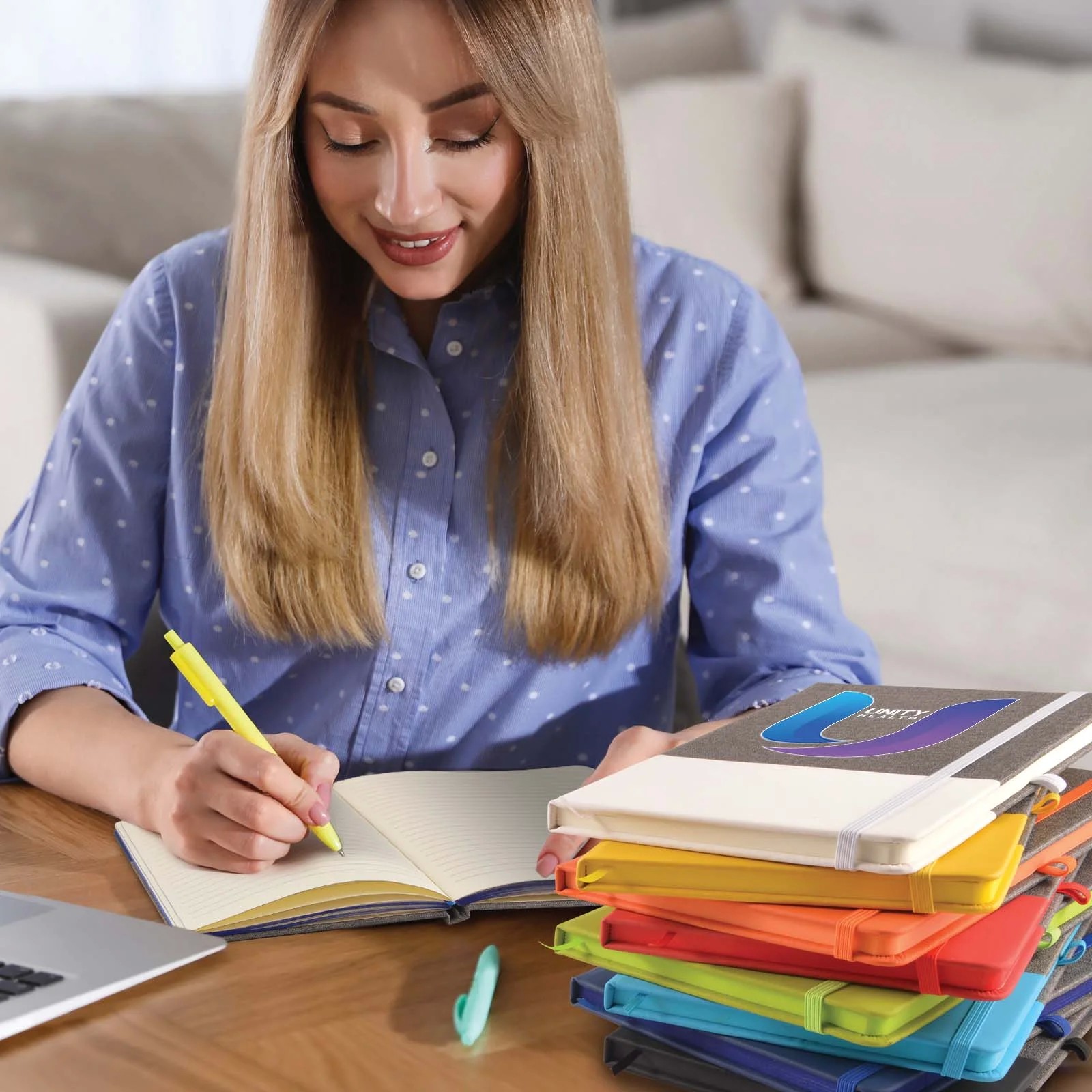 Venture Bondi A5 Leather Notebook