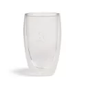 Sierra 450ml Bamboo Lid Glass Double Wall Coffee Cup