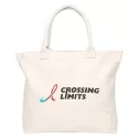 No Gusset Calico Tote Bag