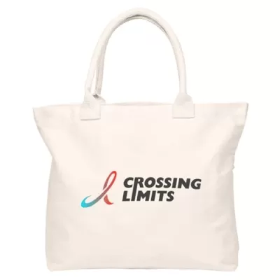 No Gusset Calico Tote Bag