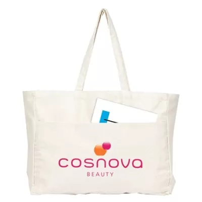 Delton Large Canvas Tote Bag