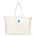 Delton Large Canvas Tote Bag