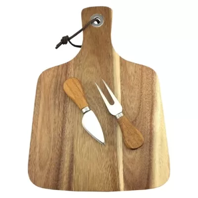 Draema Acacia Cheeseboard and Knife Set