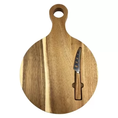 Bernardo Acacia Cheeseboard and Knife Set