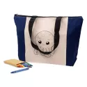 Colouring 305gsm Zipped Calico Tote Bag