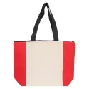 Colouring 305gsm Zipped Calico Tote Bag