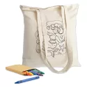 Colouring Long Handle 140gsm Calico Tote Bag