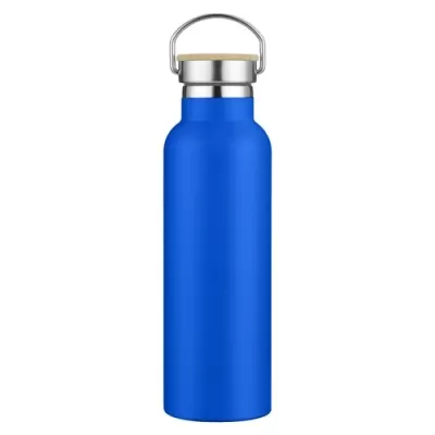 Miami 600ml Bamboo Lid Stainless Steel Drink Bottle