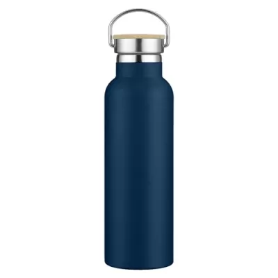 Miami 600ml Bamboo Lid Stainless Steel Drink Bottle