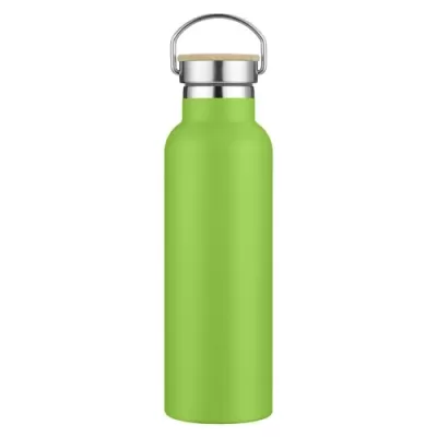 Miami 600ml Bamboo Lid Stainless Steel Drink Bottle